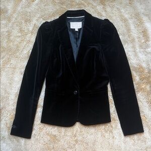 Banana Republic Black Velvet Women's Blazer
